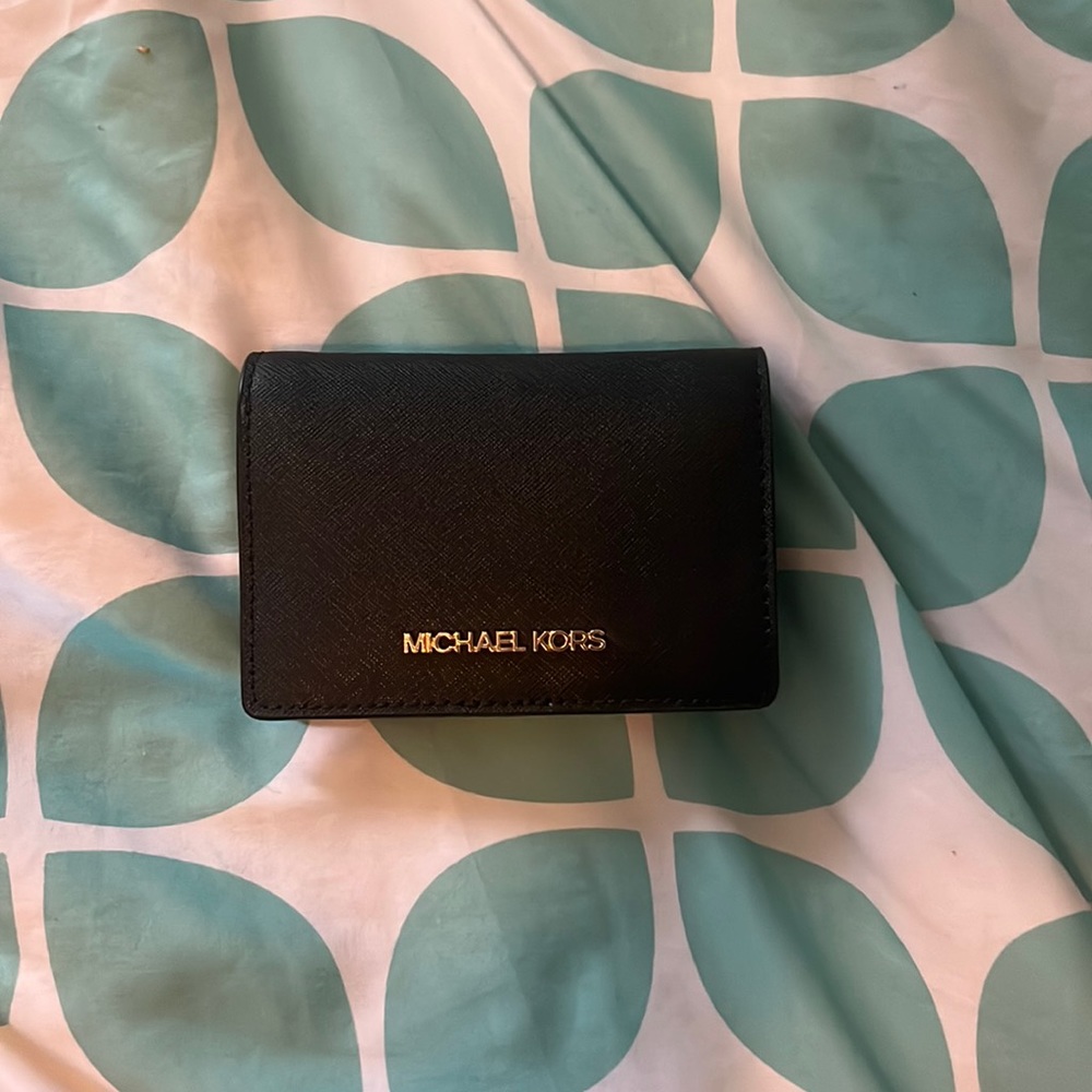 micheal kors black wallet